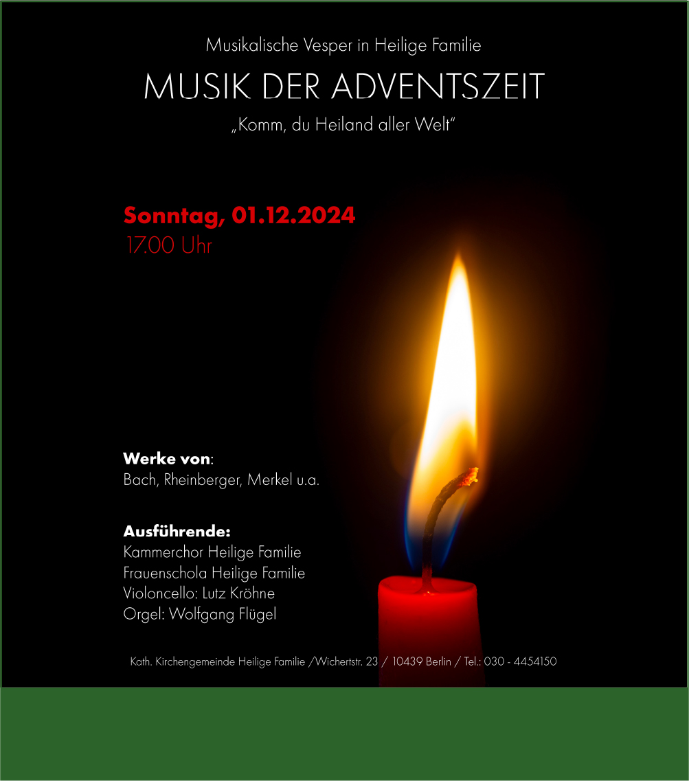 Musikalische Vesper zum Advent